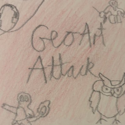 #geoartattck I have my own style in art! All free-handed! No tracing & I ❤️ it