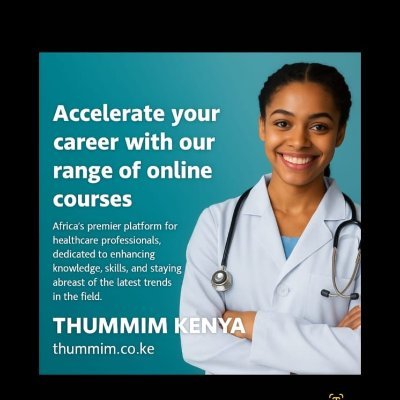 ThummimK's profile picture. CPD-accredited eLearning platform for healthcare professionals in Kenya & beyond.
Flexible, affordable, 100% online.
Accredited by PPB & COC. 🌍