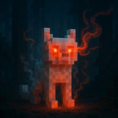 novacatmask's profile picture. Novacatmask – The Pixel Phantom of the Underground 🐾

In the darkest corners of the voxel jungle, a legend takes shape.
Born from the union of shadow and fire