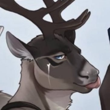 Deer :3 he/him bi feel free to dm for rp or whatever else you want I guess (all art not mine)