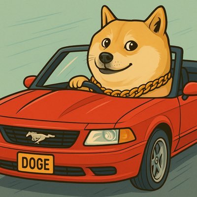 DOJECOIN_'s profile picture. DOGE’s new car, DOJE. DOGE rich. DOGE buy DOJE