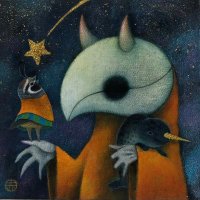 赤綿　絵画　アート　赤いマントの黒猫 赤綿 絵画 アート 赤いマントの黒猫 赤綿 絵画 アート 赤いマントの