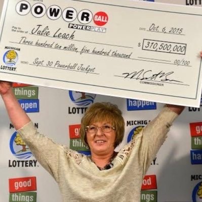 I'm Julie Leach the powerball winner of $310.5million, l'm giving out $75,000 to my friends and family