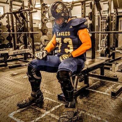 6ft 6in. 300 lbs, C/O 27. 247 3 star, 17yo OL, DL, Bench 440, 2023,24 First team all Cumberland district OT, OG 2024 first team all-Region 1D.