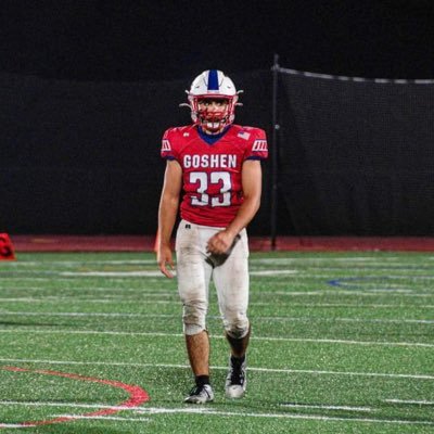 | Class Of 2027 | 5’9 195 lbs | RB/LB | Goshen Central High school | New York| 845-238-0040 | Bench Press: 325Lbs | Squat 365lbs |