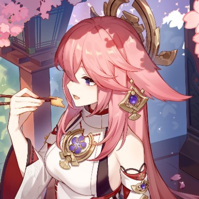 (barely) daily dose of yae miko from #原神 ! Fan account.