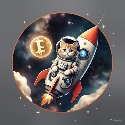 RajakPattani786's profile picture. A playful nod to cats and the crypto community's obsession with going to the moon