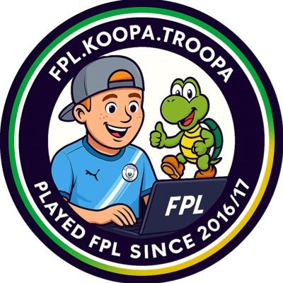 FPL_Koopa.Troopa | 🇳🇴 | Top 25k x1 | Man City 🩵 | Fantasy Eliteserien user: @ESNKoopaTroopa | ♻️ | 💻 |