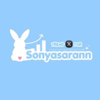 Trend For Sonyasarann (TH) 📈 (@sonyafam_trend) 's Twitter Profile Photo Trend For Sonyasarann (TH) 📈 (@sonyafam_trend) 's Twitter Profile Photo