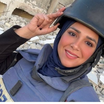 A Palestinian journalist from the Gaza Strip 🇵🇸