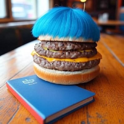 💙The only burger on the right side of history💙
⭐ Harvard Degree in Gender Weaving ⭐