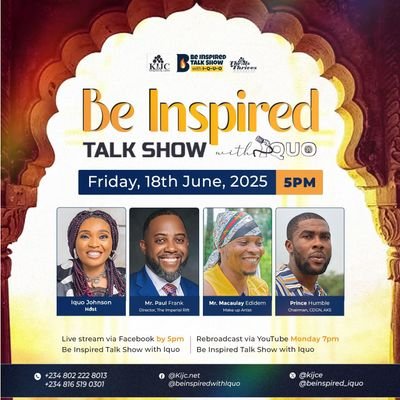 beinspired_Iquo's profile picture. Promote entrepreneurship, creativity, service; inspire start up businesses, contribute towards increasing our GDP, improve our society for positive change