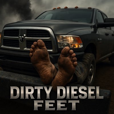 “For the ones who don’t clock out clean. Feet dirty from real work. Built for truck beds, steel toes, and backroads. #DieselDrip #DirtyDieselFeet”