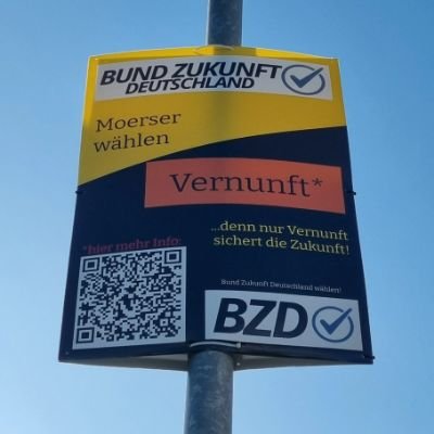 Vernunft
liberal kons.
- Bund Zukunft
- Freie Fraktion Moers
- Freie Gruppe Kreis Wesel
https://t.co/SJTnzhW7wD