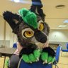 AlexiW0lf's profile picture. Alexi (24) 💚 Green haired Wolf 🐺 Musical theater actor 🎭 Professional dancer 🕺💃Fursuiter💥PLS PET ME