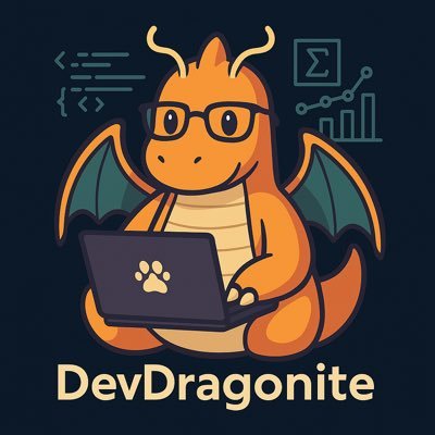 DevDragonite's profile picture. Data Analyst & Python developer.  Starting this new life.