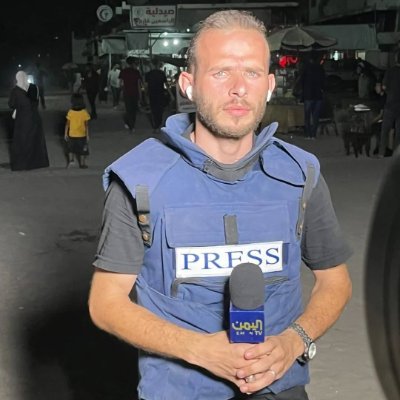 صحفي
# غزة # فلسطين
صحفي يؤمن بعدالة قضيته وقوة الكلمات والصور في الكشف عن الواقع وإيصال صوت الشعب الفلسطيني إلى العالم 🇵🇸