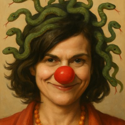 Cuenta parodia
Sofista
MugeRR al cien por ciento real, no fake (apoyo las trans cuando me conviene)
Hija renegada del Padre Sol
La más maja de las gorgonas