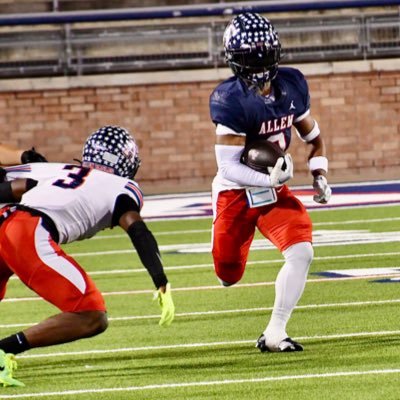 CO 2027 2 Sport Athlete|| 3.78 GPA|| 5'8 167|| RB/WR|| 4.43 40|| Allen HS|| ||6A NCOTY||📲:469-479-9426 https://t.co/mk51IUGkvv