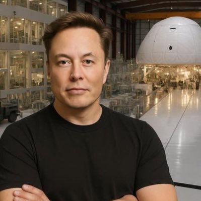 X360686593431's profile picture. 🚀| Spacex .CEO&CTO
🚔| https://t.co/akB4Ah8viE and product architect 
🚄| Hyperloop .Founder of The boring company
🤖|CO-Founder-Neturalink,OpenA