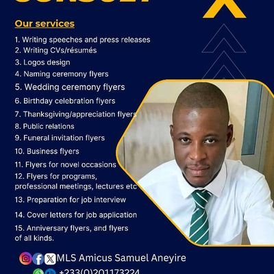 Laboratory Scientist| Graphic Designer| SDGs 3, 4 and 16 advocate| Founder and CEO, Big Sam Versatile consult| Senior Interviewer, Ghana Statistical Service