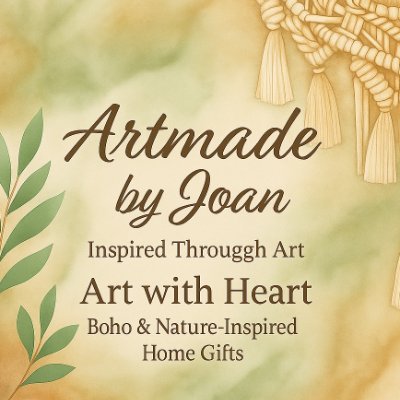 Artmade by Joan — Inspired Through Art
✨ Boho & nature-inspired gifts handmade with love 💝https://t.co/Ob0CRbv40E
#uketsyshop