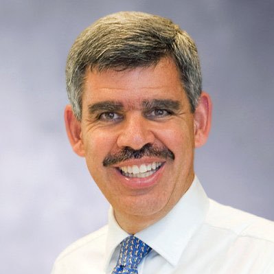 President, Queens' College, Cambridge Uni. Allianz Advisor. Gramercy Chair. Wharton Prof. Lauder Sr Fellow. Chair of UnderArmour Board. Former Pimco CEO/co-CIO.
