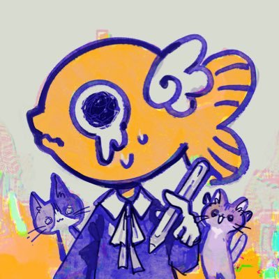 Javiera- illustrator 🇨🇱 · ANIME NYC W29 😭 🇺🇸 · ESP🆗️ · ENG 🆗 · JP🇯🇵 Learning 🙏🏻 · 📧 contact@angelfishbox.art 🪼🐈⬛️🐦⬛🐟💖