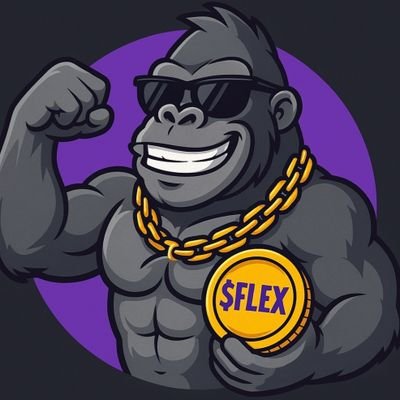 GoFlexCoin's profile picture. Home of $FLEX 🦍💜 Community-run. Meme-powered. Solana-built. Join the Flex fam. #FlexCoin
https://t.co/NOgbOaEET4