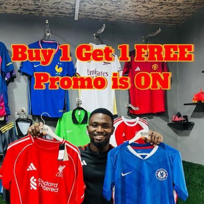 BUY 1 GET 1 FREE PROMO on all New Jerseys 🤩🤩 Simply click on the link in bio to place your order via our Whatsapp to enjoy the promo before it's over⏳