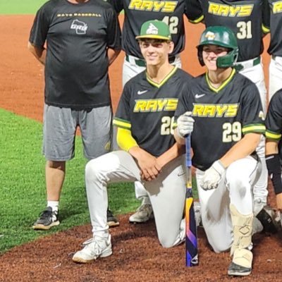 2027 ⚾️Bay Port High School GRB Rays North #15 Green 6’0 165 lbs - 3.4 GPA RHP/MIF and Left-handed hitter