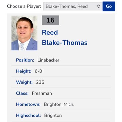 Reed Blake-Thomas Profile