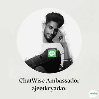 || 👤 ChatWise Ambassador ||
Download Chatwise Use Code - ajeetkryadav 👉 भारत का अपना Social Media Platform ChatWise 🇮🇳 👪 ChatWise 5 Shares Gift Users