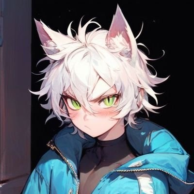 a cute bratty femboy trying to have as much fun as he can