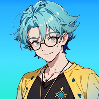 aqua_rio_V's profile picture. どんなことでも「面白そう！」っと気になったらとりあえず何でも試すメガネ大好きVtuber だよ！
みんなとたくさんお話ししたいな〜！
みんなで未知の世界に行ってみよう！