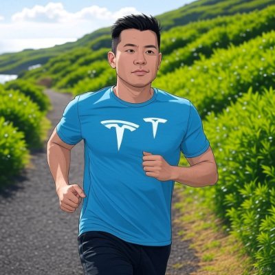 테슬라 주식 올인 🚗⚡️ | 초보 러너 🏃♂️ | 미래와 건강을 동시에 투자하는 남자. | 팔로워 많으면 형, 누나 | 맞팔 환영! #TSLA #Tesla #Running