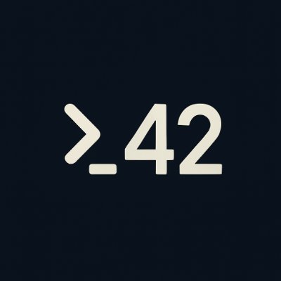 initfourtytwo's profile picture. Started at init. Still searching for 42.