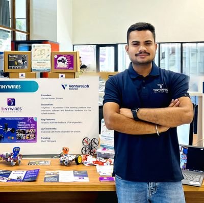 Gauravk5_'s profile picture. Tech enthusiast
Founder at @tinywires_ 🇮🇳
#Roboticist🤖 |#MTBCyclist 🚴‍♂
|#Drones |#Youtuber
Owner 🔑@techeonics