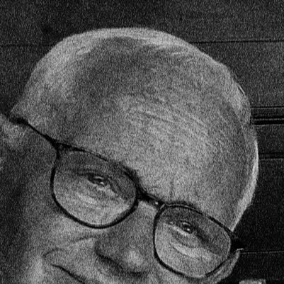 Look out your window and smile.
Don't let the old man in.