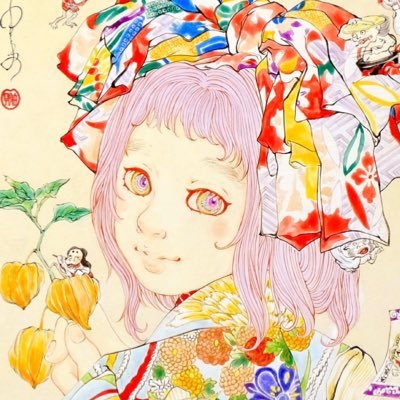絵画　ちゅらさん 中園ゆう子🧶🥬10.24-11.7 30の顔後期(REIJINSHA GALLERY