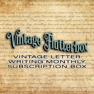 V_Flutterbox's profile picture. Vintage Flutterbox delivers vintage-inspired subscription boxes with stationery and wax seals—designed to encourage connection and handwritten memories.