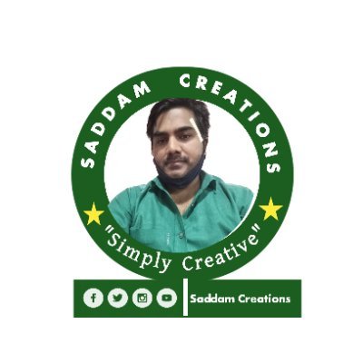 SaddamCreations's profile picture. Saddam Creations - "Simply Creative"