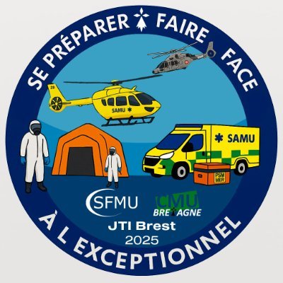 Les journées thématiques interactives de la SFMU seront à Brest en 2025, sur le thème de la préparation aux situations sanitaires exceptionnelles