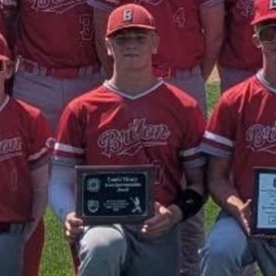 BHS’28/ 3.8GPA/(C, RP)/ 5’11, 175lbs /605-290-7859/ Britton LumberJacks+ SBW. -60 yard dash 7.66 sec. - Pop time 2.02- exit velo 88mph- 71 mph on throw downs.