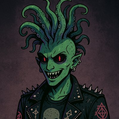 The unholy spawn of the ancient eldritch evils that dwell in the dark beneath. Likes punk.
Eldritch shitposter.