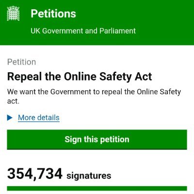A cross party independent group in the UK with the sole aim to have the Online Safety Act Repealed