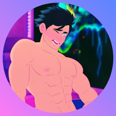 Just your average pornbrained gym bro. Sweet, young, strong, and is a very great shooter. In more ways than one~