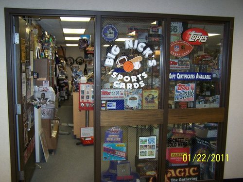 Big Nick's Sports Cards is a locally owned sports cards and memorabilia store. With Daily Specials and New Inventory Weekly Located: Lower Level West Acres Mall