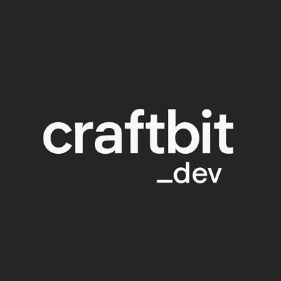 craftbit_dev's profile picture. 学習ログ｜2025年7月スタート  noteも少し書き始めました！