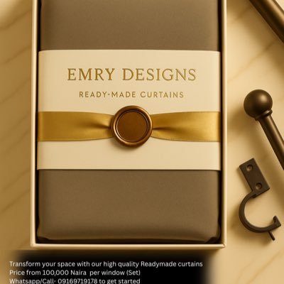 emrydesigns's profile picture. Online Readymade Curtain and Window Blind Store